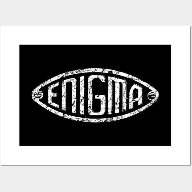 Enigma Machine-World War II, spying, Germany-Logo Wall Art by StabbedHeart